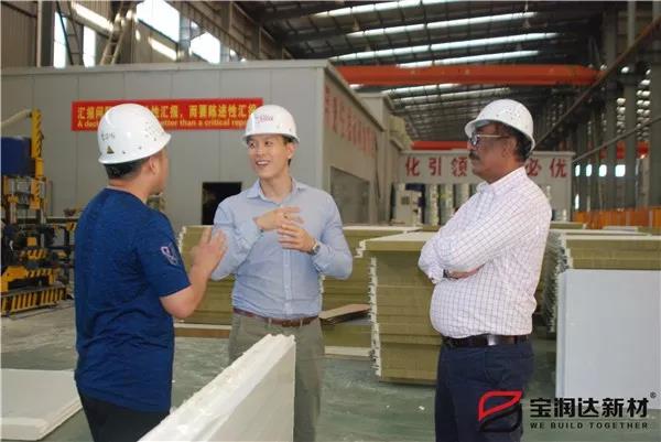 為毛里求斯共和國客戶講解寶潤達產(chǎn)品