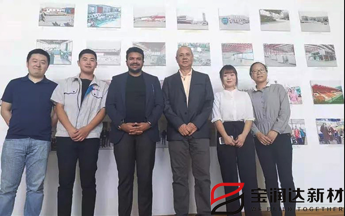 法國客戶來訪寶潤達(dá)洽談冷庫板項(xiàng)目