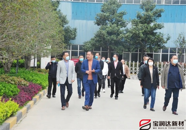 許昌市建筑業(yè)協(xié)會會長來訪寶潤達