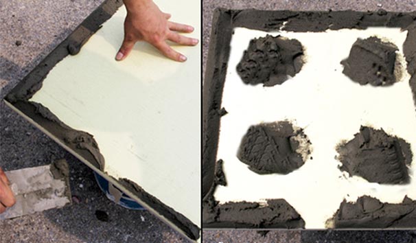 切割開槽，粘貼上墻